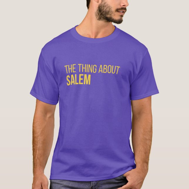 T-Shirt Thème Sur Salem Podcast (Devant)