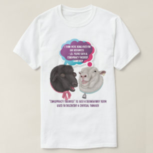 T-shirt théoricien de la conspiration