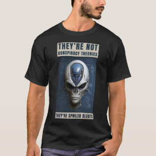 T-shirt Théorie de la conspiration des OVNI Aliens Drones 
