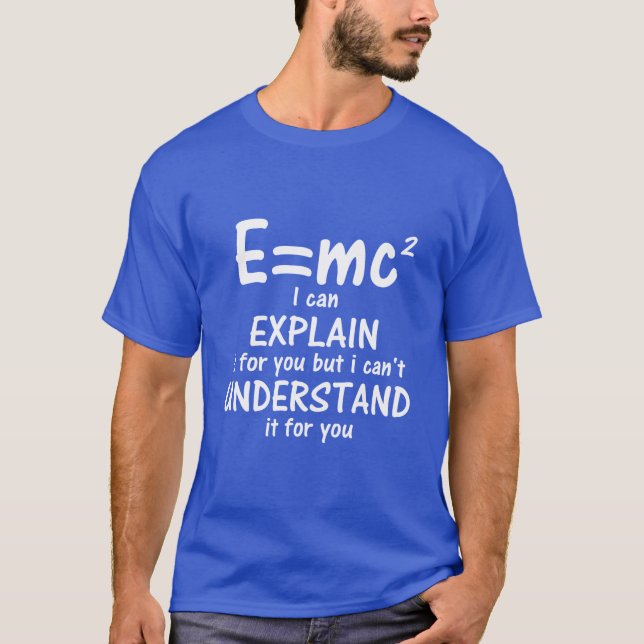 T-shirt Théorie de la relativité d'Einstein (Devant)