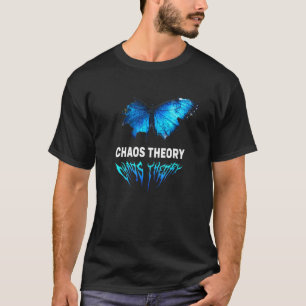 T-shirt Théorie du Chaos Papillon triste esthétique Edgy S