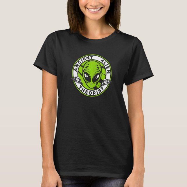 T-shirt Théoriste Alien ancien Alien de conspiration Ufo (Devant)