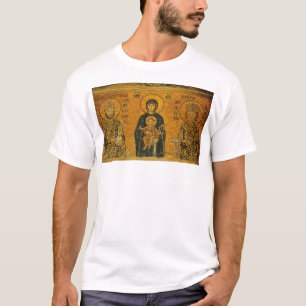 T-shirt Theotokos avec des solides solubles. Constatine
