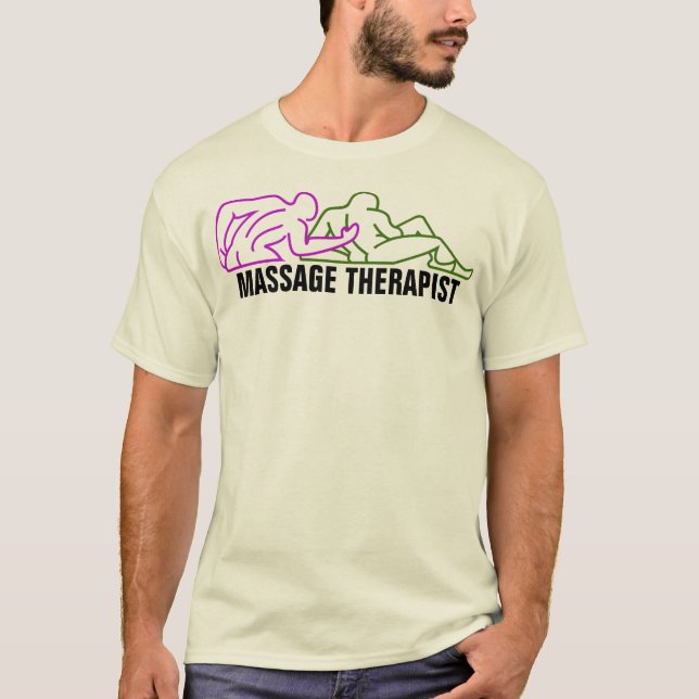 T-SHIRT THÉRAPEUTE DE MASSAGE (Devant)