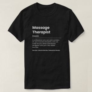 T-shirt Thérapeute de massage drôle