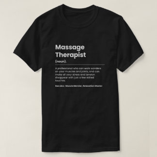 T-shirt Thérapeute de massage drôle