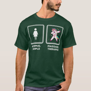 T-shirt Thérapeute de massage Licorne Thérapie de massage 
