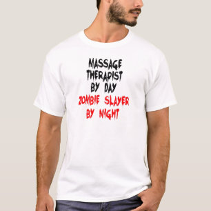T-shirt Thérapeute de massage Zombie Slayer