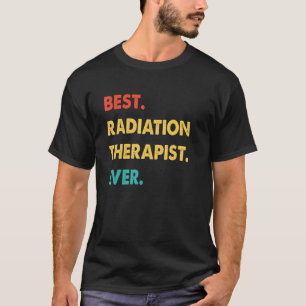 T-shirt THÉRAPEUTE DE RADIODIFFUSION Rétro Meilleur THÉRAP