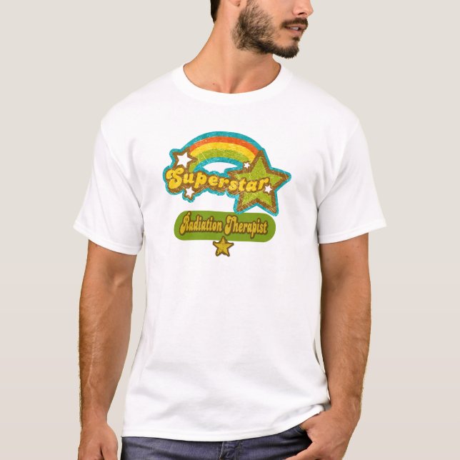 T-shirt Thérapeute de rayonnement de superstar (Devant)