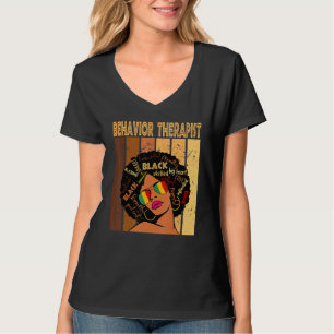 T-shirt Thérapeute du comportement Afro Africain-Américain