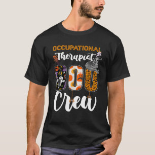 T-shirt Thérapeute occupationnel Boo Crew Thérapie fantôme