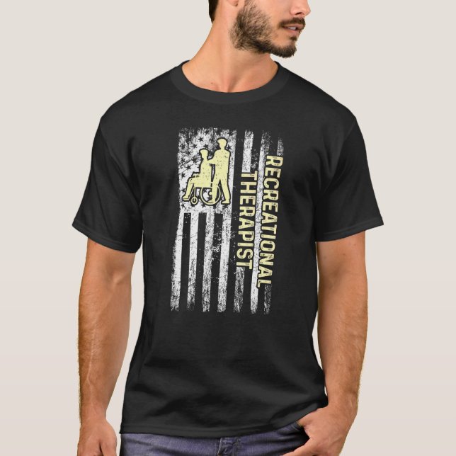 T-shirt Thérapeute récréative Thérapie récréative Rt 7 (Devant)