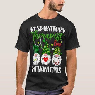T-shirt Thérapeute respiratoire Aimer Shenanigans Gnome St