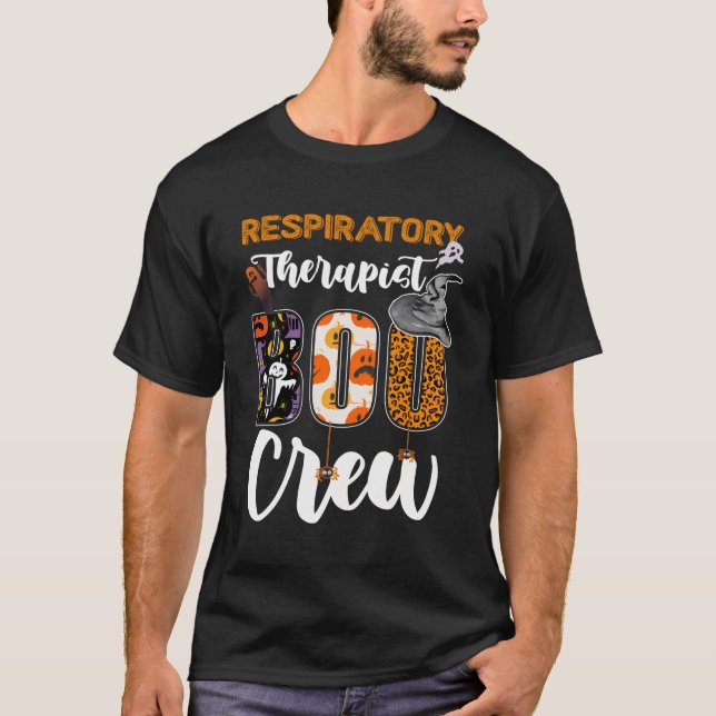 T-shirt Thérapeute respiratoire Boo Crew Ghost Therapy Hal (Devant)