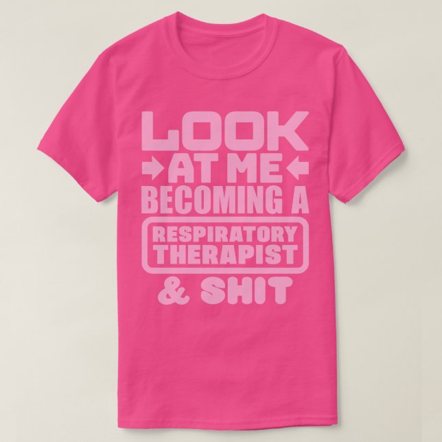 T-shirt Thérapeute respiratoire Diplôme 1 (Design devant)