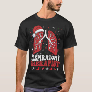 T-shirt Thérapeute respiratoire Noël