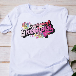 T-shirt Thérapeute respiratoire rétro amusant