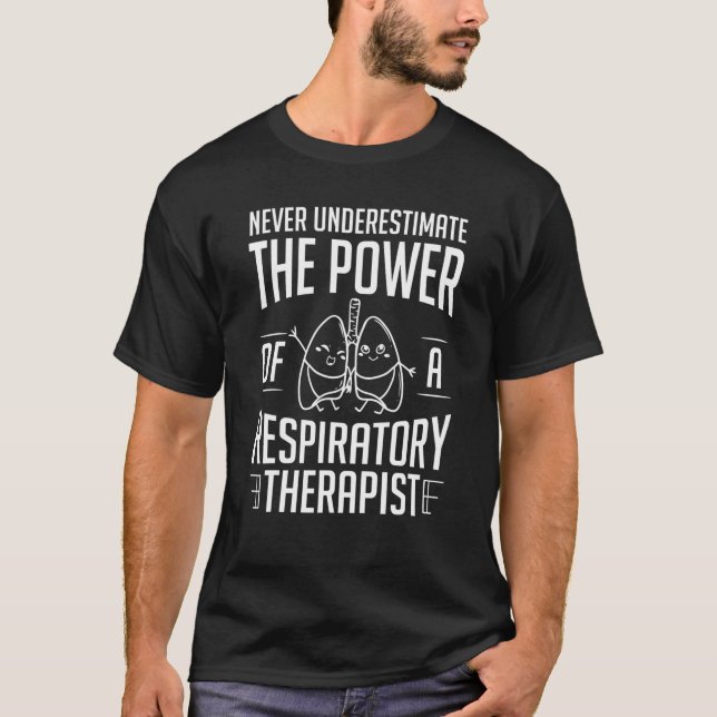 T-shirt Thérapeute respiratoire Semaine de soins de RT (Devant)