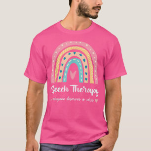 T-shirt Thérapie de la parole Tout le monde mérite une voi