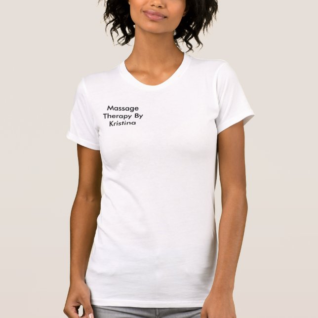 T-shirt Thérapie de massage par Kristina (Devant)