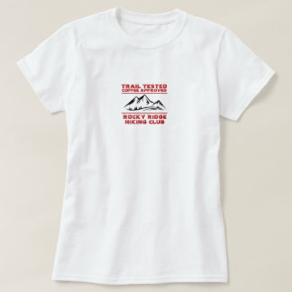T-shirt Thérapie de randonnée nom de club minimaliste de m