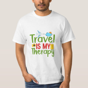 T-shirt Thérapie de voyage et inspiration, Aventure à vie