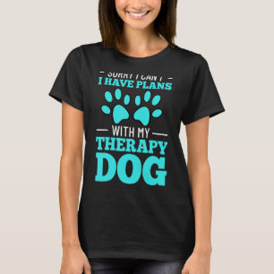 T-shirt Thérapie Dog Service d'entraînement Chiens Assista