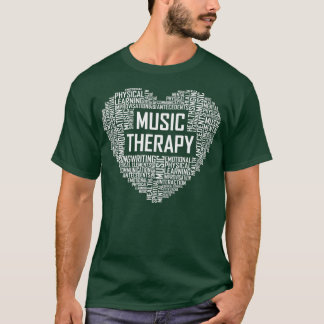 T-shirt Thérapie musicale Appréciation du thérapeute cardi