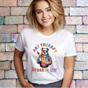 T-shirt Thérapie par l'art Brosse-le, Thérapeute en art vi