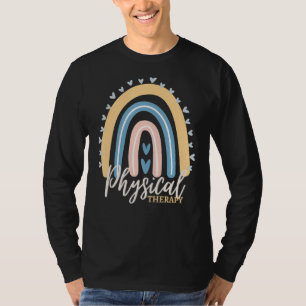 T-shirt Thérapie physique Tee Rainbow Sunset Hearts Pt Squ