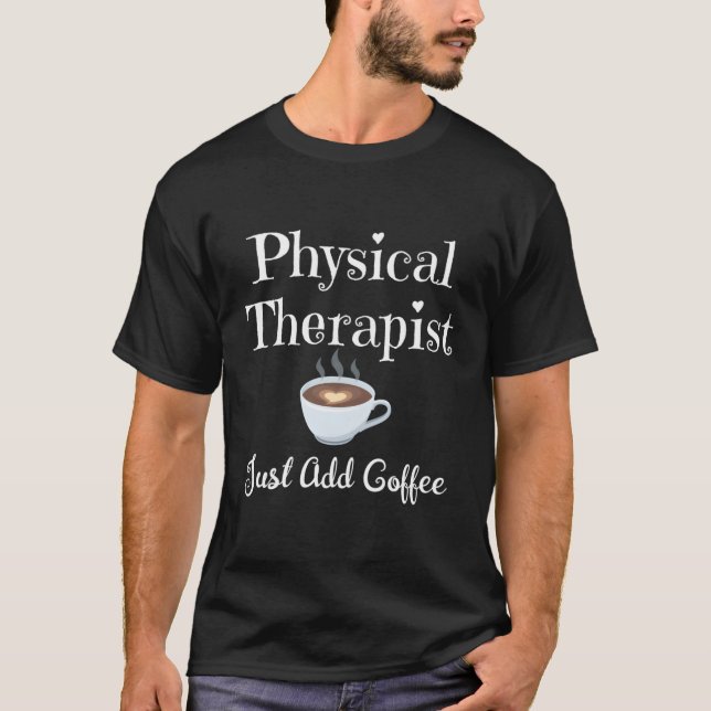 T-shirt Thérapie physique Thérapeute Café He (Devant)