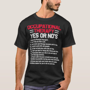 T-shirt Thérapie professionnelle amusante OT professionne