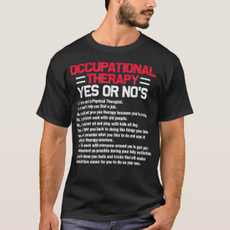 T-shirt Thérapie professionnelle amusante OT professionnel
