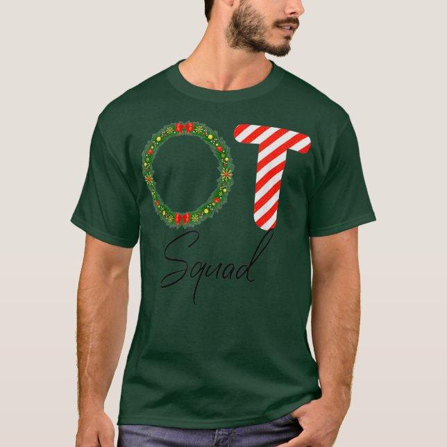 T-shirt Thérapie professionnelle OT Thérapiste Noël (Devant)