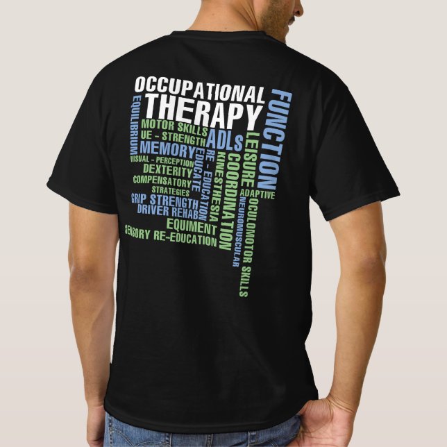 T-shirt Thérapie professionnelle pour le mois de l'OT (Dos)