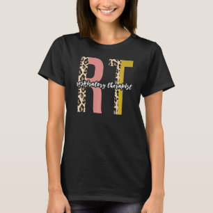 T-shirt Thérapie respiratoire léopard Soins de r t