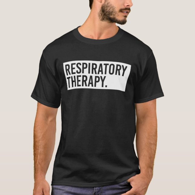 T-shirt Thérapie respiratoire RT Thérapeute respiratoire (Devant)