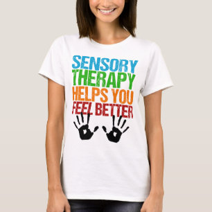 T-shirt Thérapie sensorielle empreintes de main ergothér