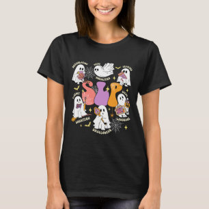 T-shirt Thérapie vocale Éffrayante Slp Halloween mignon fa