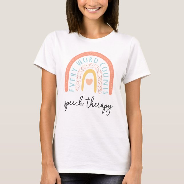 T-shirt Thérapie vocale II - Chaque mot compte (Devant)