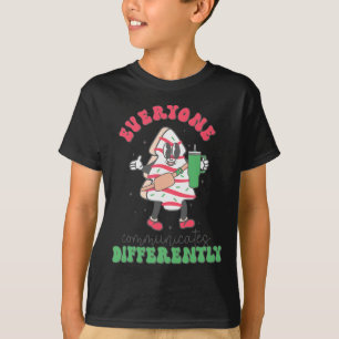 T-shirt Thérapie vocale Noël Tout le monde communique Diff