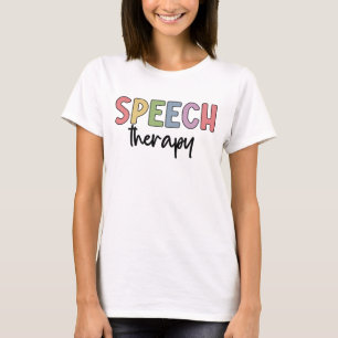 T-shirt Thérapie vocale SLP Discours Cadeaux pathologiste