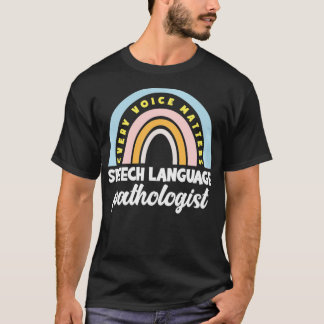 T-shirt Thérapie vocale SLP Drôle Discours Langue Patholog