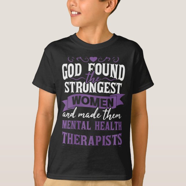 T-shirt Thérapiste en santé (Devant)