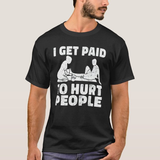 T-shirt Thère professionnelle de chiropraticien (Devant)