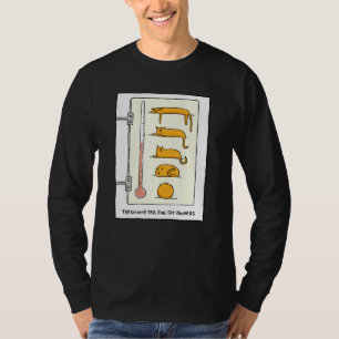 T-shirt Thermomètre Cat Pour Et T