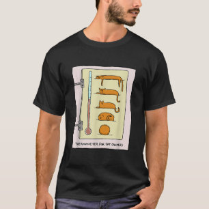 T-shirt Thermomètre Cat pour le plaisir et les cadeaux T-s