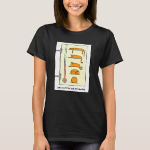T-shirt Thermomètre Cat Pour Le Plaisir Et T -