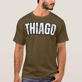 T-shirt Thiago Nom Cadeau Anniversaire des Fêtes